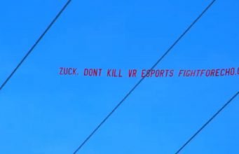 You are currently viewing ‘Echo VR’ Players Protest Shutdown by Flying Message Over Meta HQ
<span class="bsf-rt-reading-time"><span class="bsf-rt-display-label" prefix=""></span> <span class="bsf-rt-display-time" reading_time="3"></span> <span class="bsf-rt-display-postfix" postfix="min read"></span></span><!-- .bsf-rt-reading-time -->